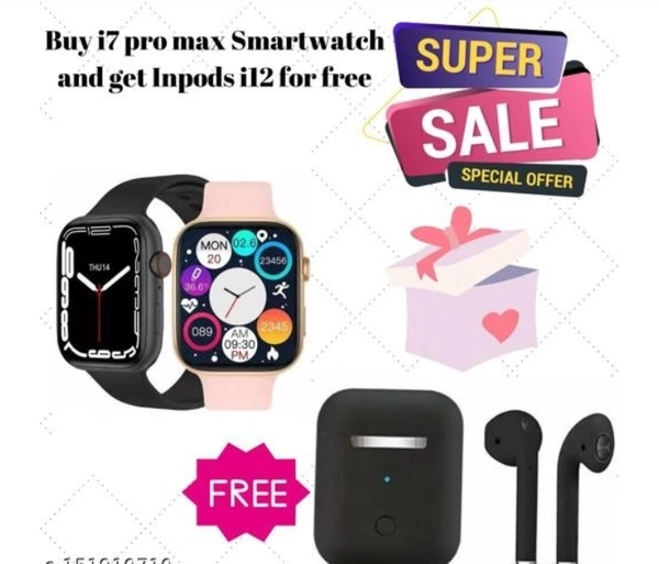 Smart Watch ⌚ Free Bluetooth 