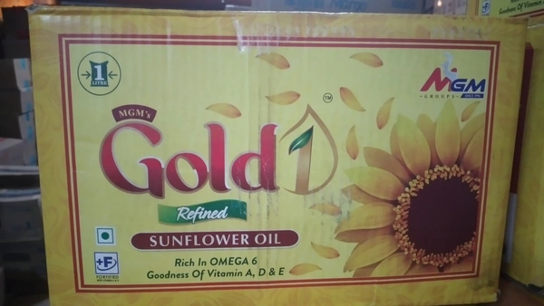 M.gold Refined Sunflower Oil : Set Of 10