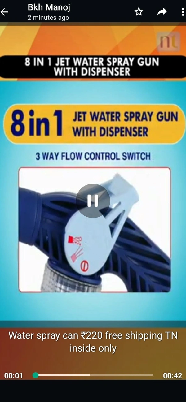 8in 1 Water Spray Gun