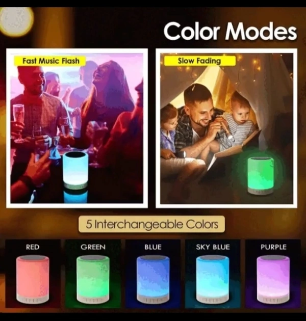 Bluetooth Speaker 5 Colour Mode