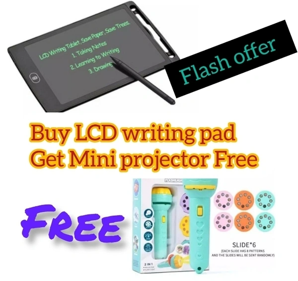 LCD Writing Pad Get Mini Projector Free