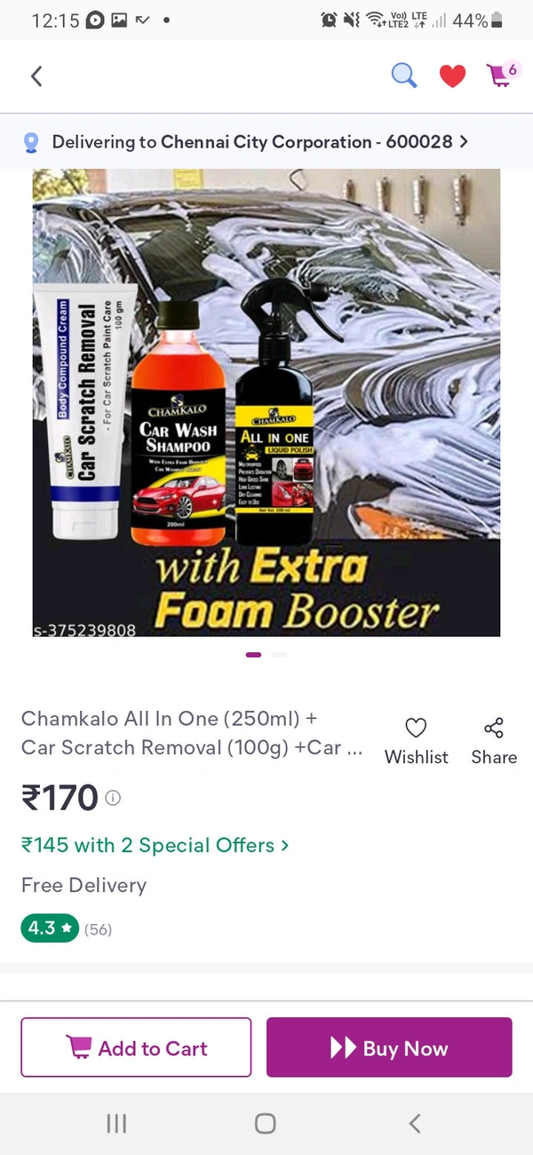 Car Wash Shapoo Combo