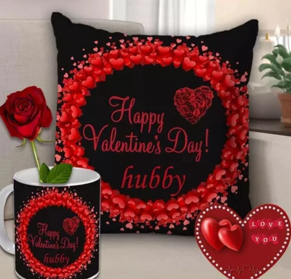 Printed Cushion. Cofee Mug Greetings