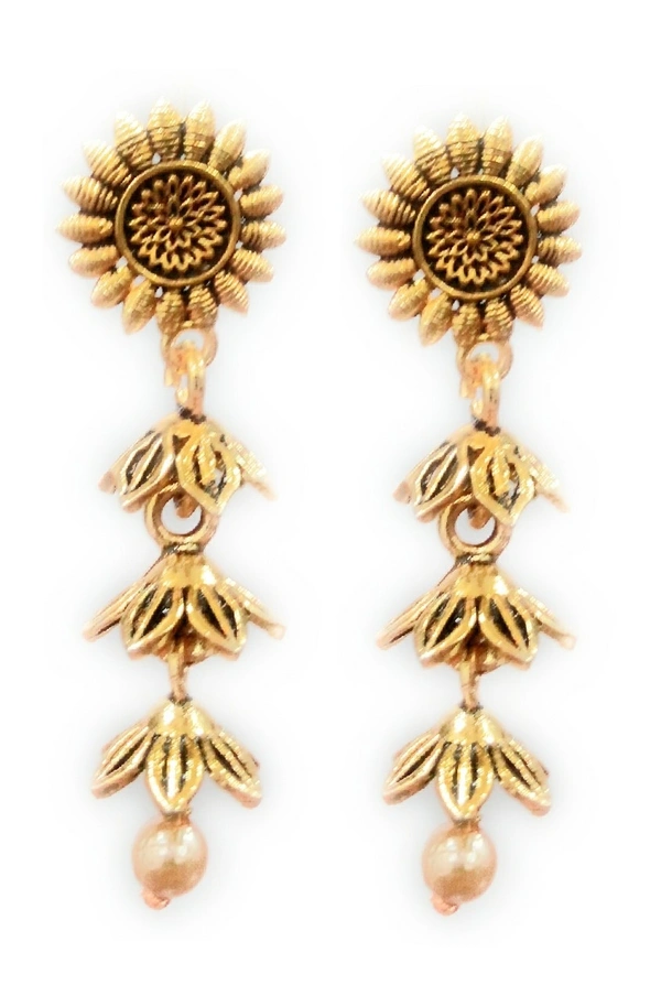 Martina Jewels Antic Plated Jhumka - antic, 6