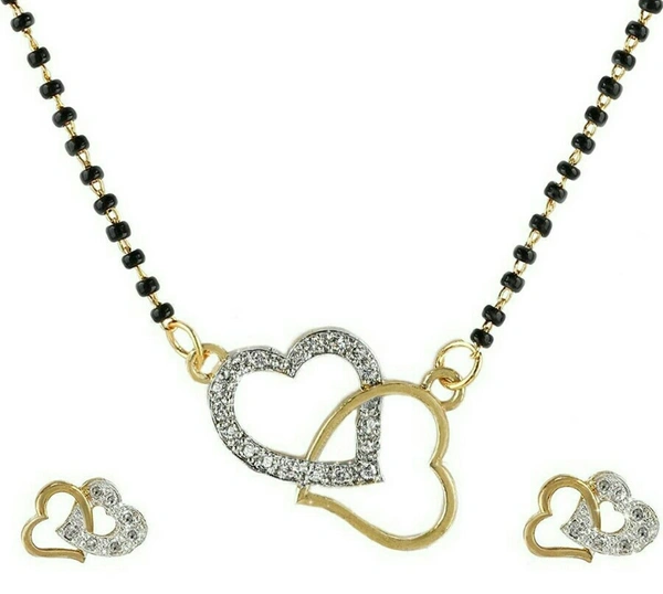 Martina Jewels American Diamond Mangalsutra - gold plated, 6