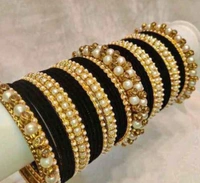 Martina Jewels Colour Bangles Set For Both Hands BG-132 - All Colours, 6