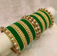 Martina Jewels Colour Bangles Set For Both Hands BG-132 - All Colours, 6