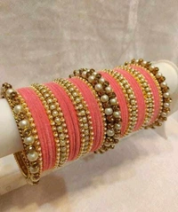Martina Jewels Colour Bangles Set For Both Hands BG-132 - All Colours, 6