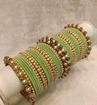 Martina Jewels Colour Bangles Set For Both Hands BG-132 - All Colours, 6