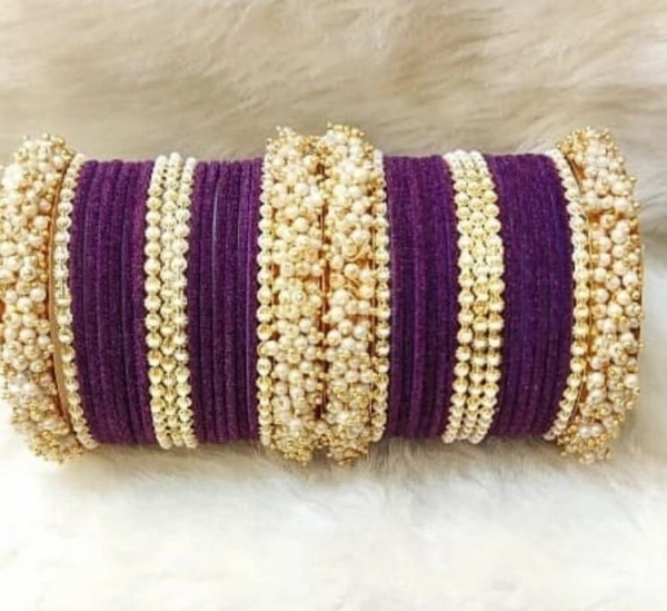 Martina Jewels Colour Bangles Set For Both Hands BG-101 - All Colours, 6