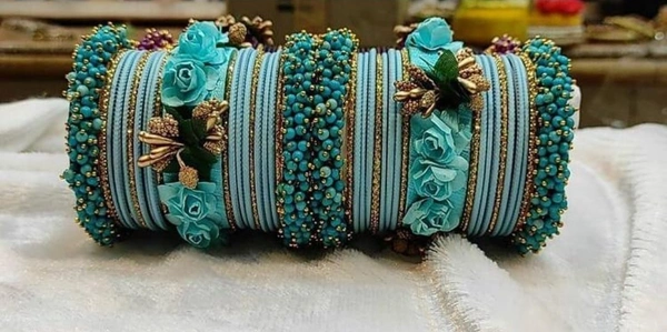Martina Jewels Colour Bangles Set For Both Hands BG-102 - Multi, 6