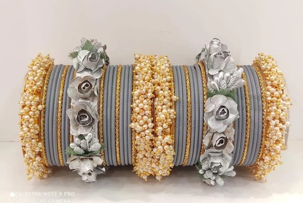 Martina Jewels Colour Bangles Set For Both Hands BG-102 - Multi, 6