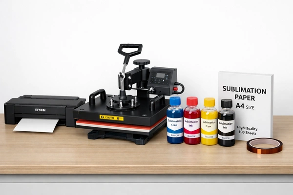 5-in-1 Combo Machine Full Setup with 4 Color Printer