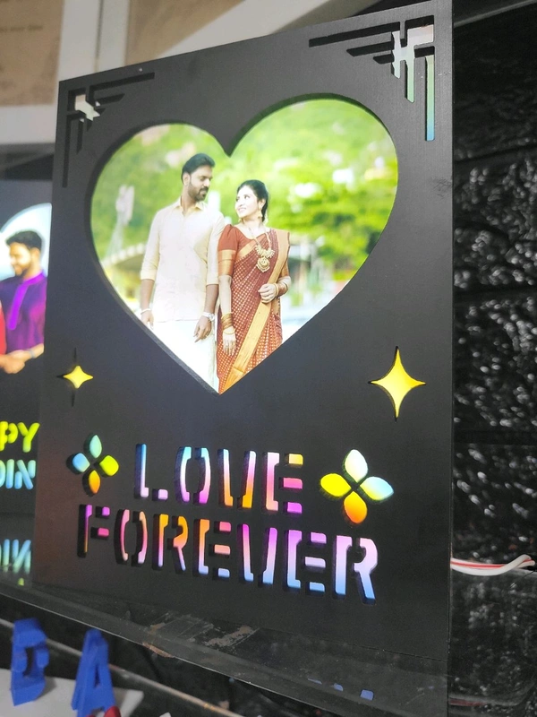 Love Forever - 5.5x7.5" LED Frame