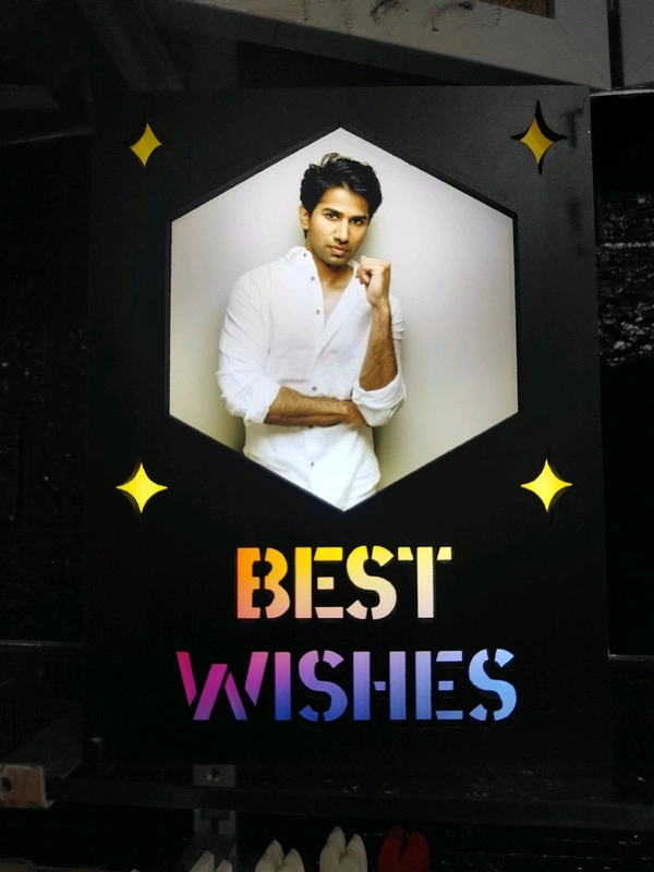 Best Wishes - 5.5x7.5" LED Frame