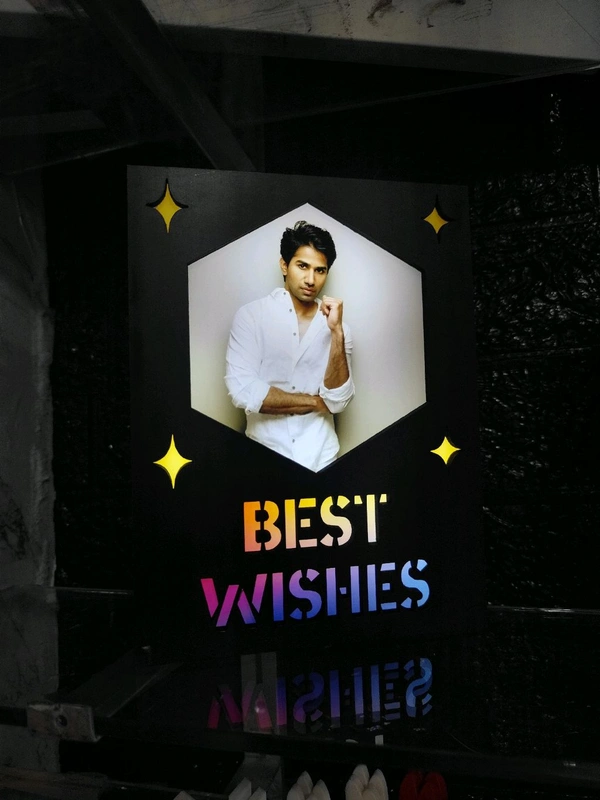 Best Wishes - 5.5x7.5" LED Frame