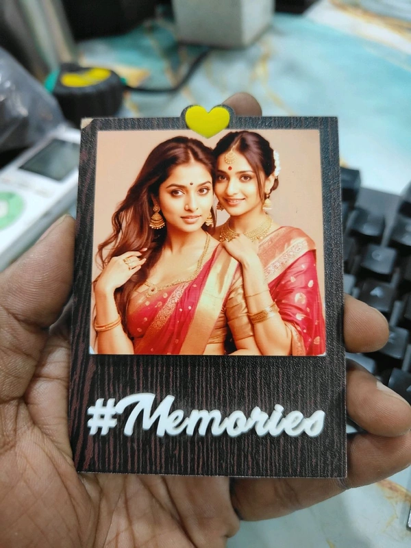 2 Layer MDF Fridge Magnet - Best Friend