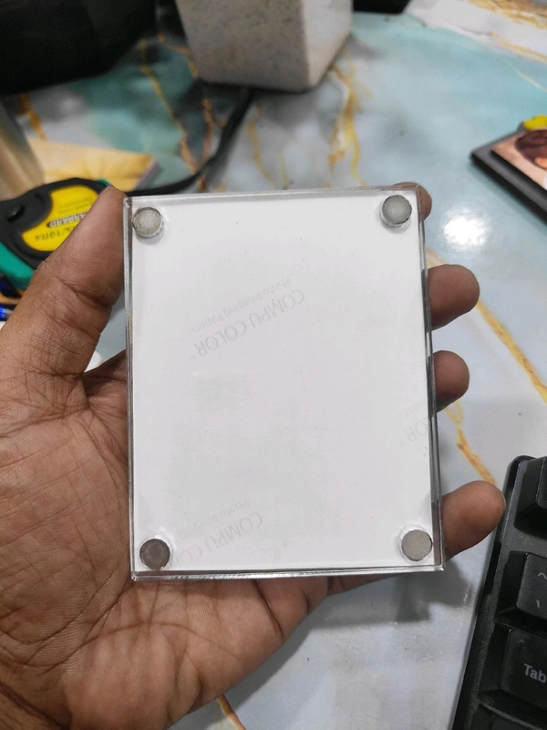 Clear Acrylic Photo Fridge Magnet