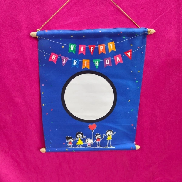 Happy Birthday 01 -Satin Scrolls