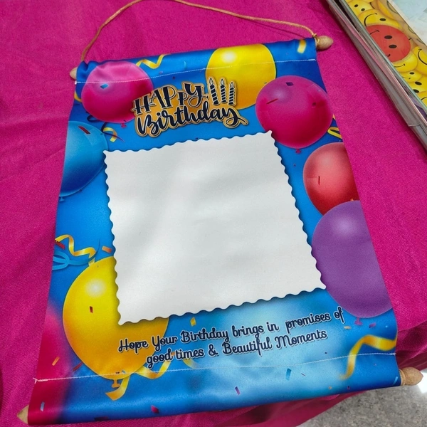 Happy Birthday 03 - Satin Scrolls