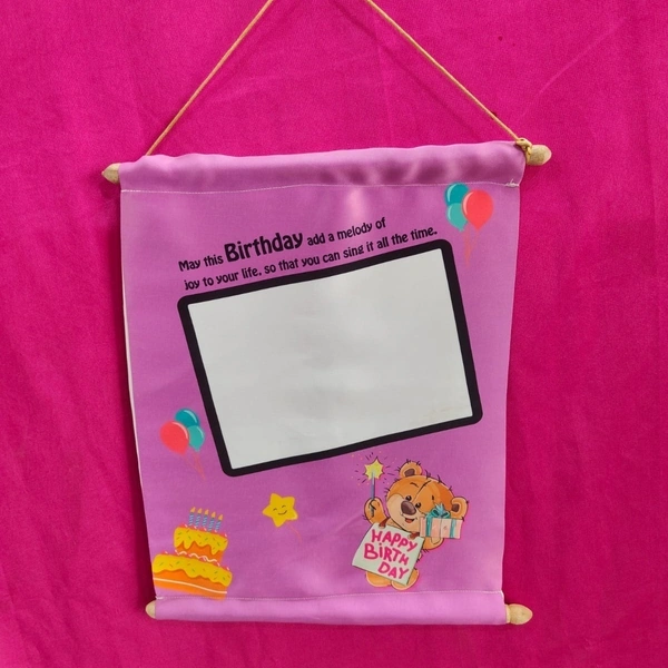 Happy Birthday 04 - Satin Scrolls