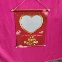 Happy Wedding 01  -Satin Scrolls