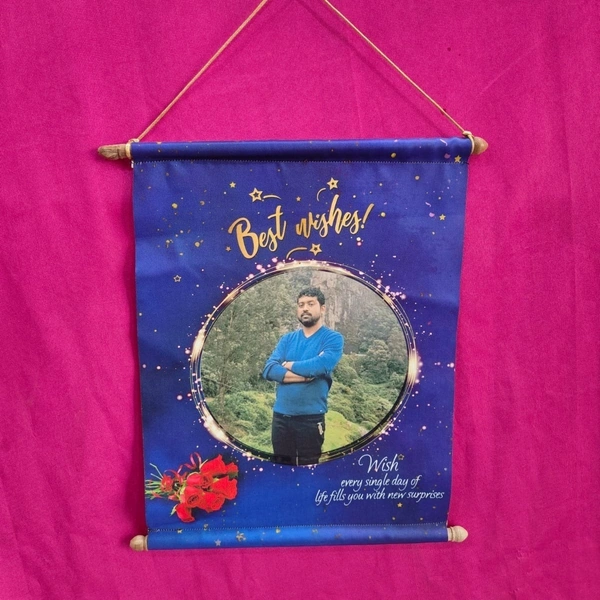 Best Wishes - Satin Scrolls