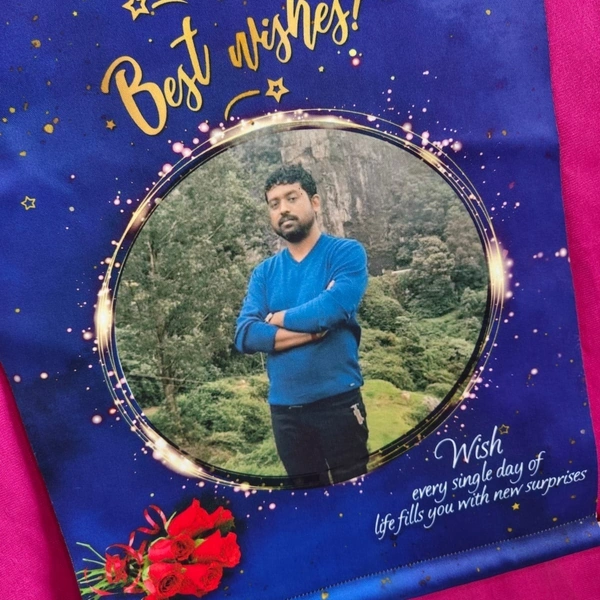 Best Wishes - Satin Scrolls