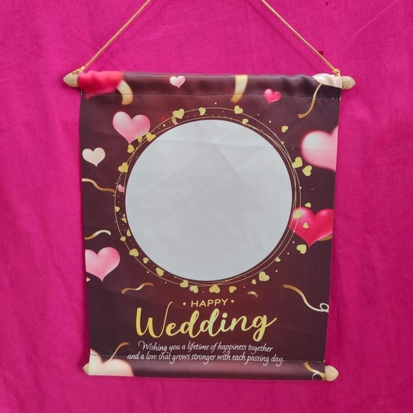 Happy Wedding 02 -Satin Scrolls