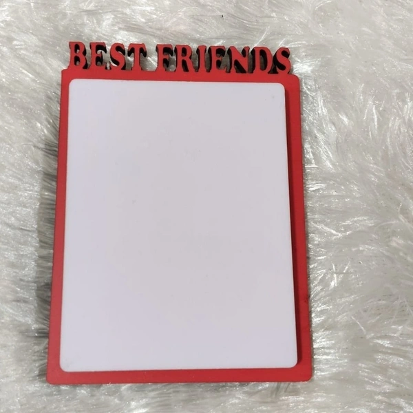 2 Layer Color MDF Fridge Magnet - Birthday