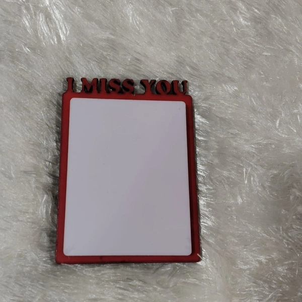 2 Layer Color MDF Fridge Magnet - Birthday