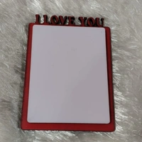 2 Layer Color MDF Fridge Magnet - Birthday