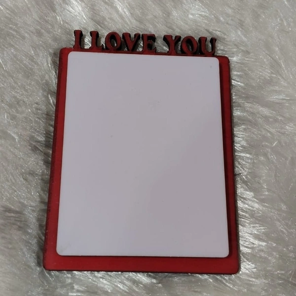 2 Layer Color MDF Fridge Magnet - Birthday