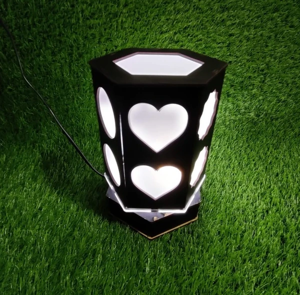 Hexagon Rotating Lamp Multi-Shapes - 12 Pics