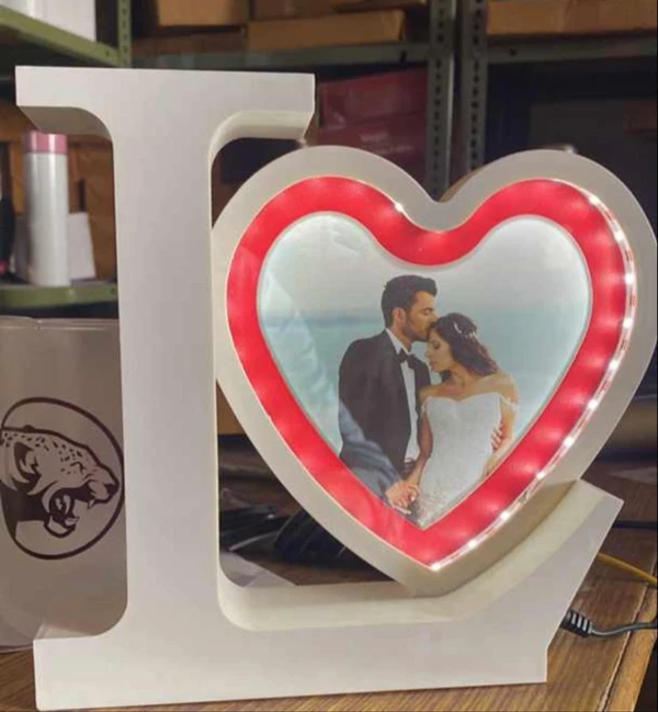 Love Heart LED Magic Mirror