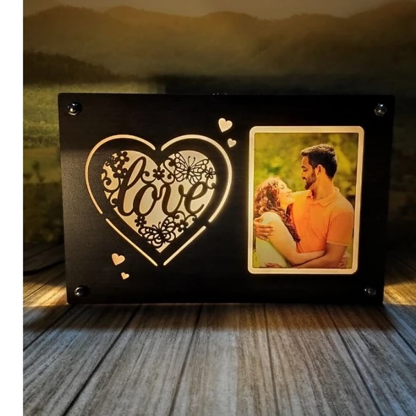 Love - Warm White LED Frame