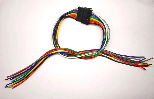 Relimate Connector (RMC) With Wire/Cable - 10 Pin Male Female Black Connector, Large