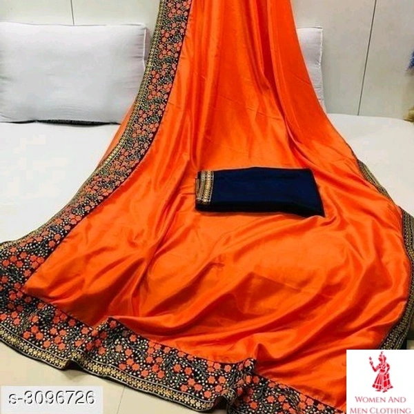 Fancy Two Tone Women Silk Saree