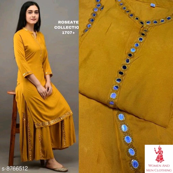 Trendy Kurti With Pllazzo
