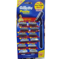 Gillette Presto Razor For Men- Mrp 25, Price17/Pcs [Pack Of 12 ]