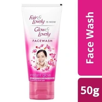 Glow & Lovely Bright Glow Facewasy 50grams- Mrp 89, Price 81/Pcs