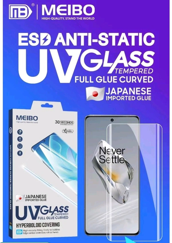 VIVO V40/ V40 PRO MEIBO ESD ANTI-STATIC FULL GLUE CURVED UV GLASS