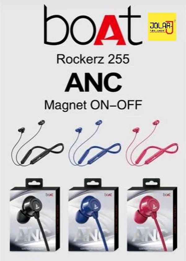 BOAT ROKERZ 255 ANC MAGNET SMART ON-OFF IMPORTED NECKBAND π―