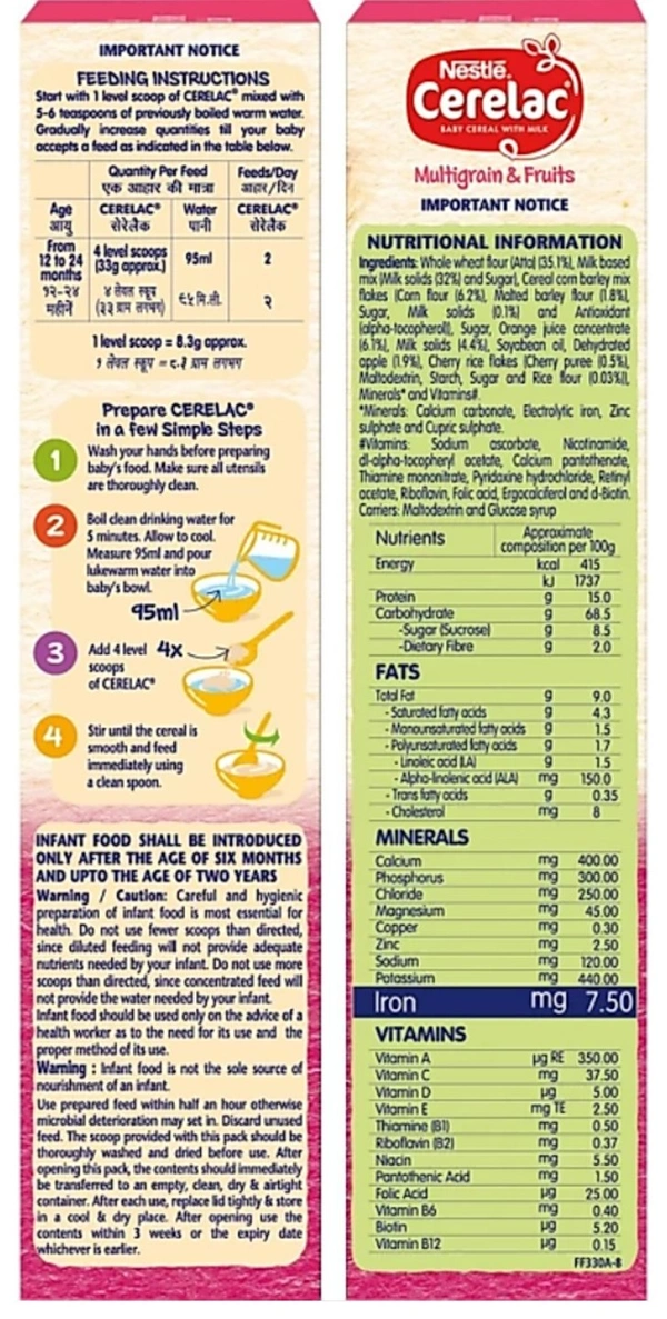 Cerelac From 12+24