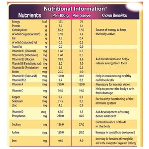Bournvita Chocolate Health Drink - 500 g Jar