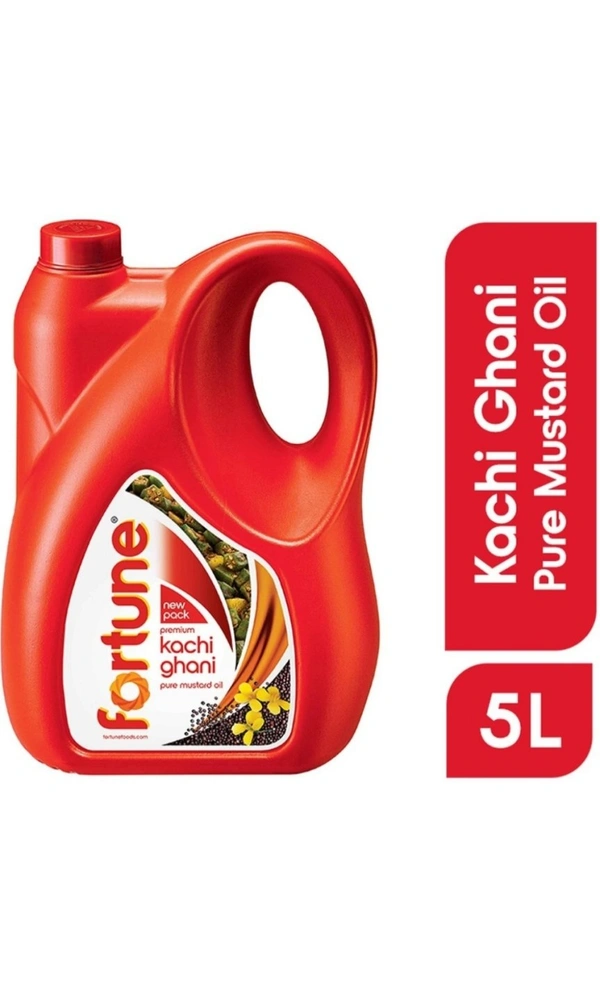Fortune Kachi Ghani Mustard Oil 5 L