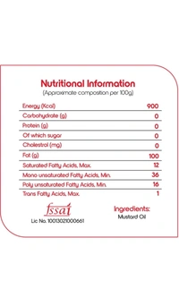 Fortune Kachi Ghani Mustard Oil 5 L