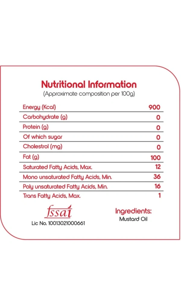 Fortune Kachi Ghani Mustard Oil 5 L