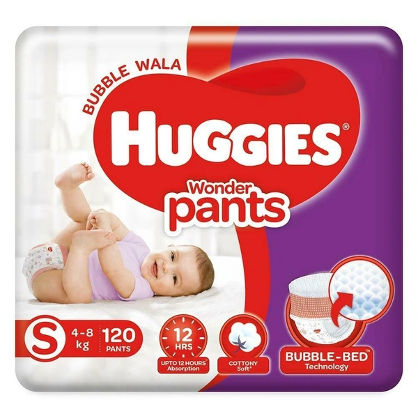 Huggies Wonder Pants (S) 120 count (4 - 8 kg)