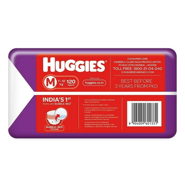 Huggies Wonder Pants (M) 96 count (7 -12 kg)
